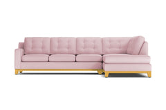 Brentwood 2pc Sectional Sofa :: Leg Finish: Natural / Configuration: RAF - Chaise on the Right