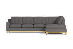 Brentwood 2pc Sectional Sofa :: Leg Finish: Natural / Configuration: RAF - Chaise on the Right