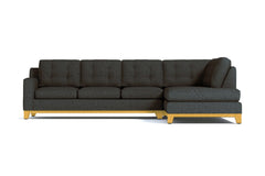 Brentwood 2pc Sectional Sofa :: Leg Finish: Natural / Configuration: RAF - Chaise on the Right