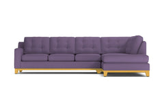 Brentwood 2pc Sectional Sofa :: Leg Finish: Natural / Configuration: RAF - Chaise on the Right