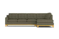 Brentwood 2pc Sectional Sofa :: Leg Finish: Natural / Configuration: RAF - Chaise on the Right