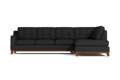 Brentwood 2pc Sectional Sofa :: Leg Finish: Pecan / Configuration: RAF - Chaise on the Right