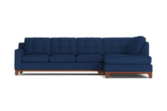 Brentwood 2pc Sectional Sofa :: Leg Finish: Pecan / Configuration: RAF - Chaise on the Right