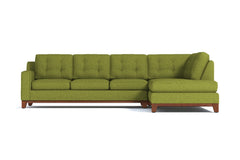 Brentwood 2pc Sectional Sofa :: Leg Finish: Pecan / Configuration: RAF - Chaise on the Right