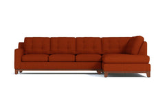 Brentwood 2pc Sectional Sofa :: Leg Finish: Pecan / Configuration: RAF - Chaise on the Right