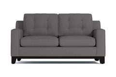 Brentwood Twin Size Sleeper Sofa Bed :: Leg Finish: Espresso / Sleeper Option: Deluxe Innerspring Mattress