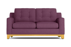 Brentwood Twin Size Sleeper Sofa Bed :: Leg Finish: Natural / Sleeper Option: Memory Foam Mattress