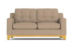 Brentwood Apartment Size Sleeper Sofa Bed :: Leg Finish: Natural / Sleeper Option: Innerspring Mattress