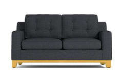 Brentwood Twin Size Sleeper Sofa Bed :: Leg Finish: Natural / Sleeper Option: Memory Foam Mattress