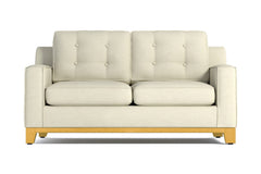 Brentwood Twin Size Sleeper Sofa Bed :: Leg Finish: Natural / Sleeper Option: Deluxe Innerspring Mattress