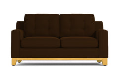 Brentwood Twin Size Sleeper Sofa Bed :: Leg Finish: Natural / Sleeper Option: Memory Foam Mattress