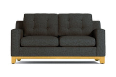 Brentwood Twin Size Sleeper Sofa Bed :: Leg Finish: Natural / Sleeper Option: Deluxe Innerspring Mattress