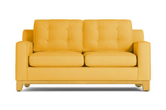 Brentwood Twin Size Sleeper Sofa Bed :: Leg Finish: Natural / Sleeper Option: Memory Foam Mattress