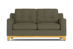 Brentwood Twin Size Sleeper Sofa Bed :: Leg Finish: Natural / Sleeper Option: Memory Foam Mattress