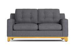 Brentwood Twin Size Sleeper Sofa Bed :: Leg Finish: Natural / Sleeper Option: Deluxe Innerspring Mattress