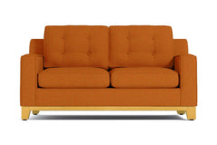 Brentwood Twin Size Sleeper Sofa Bed :: Leg Finish: Natural / Sleeper Option: Memory Foam Mattress