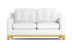 Brentwood Apartment Size Sleeper Sofa Bed :: Leg Finish: Natural / Sleeper Option: Innerspring Mattress