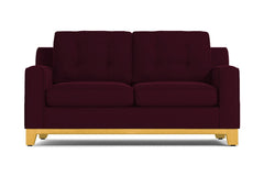 Brentwood Twin Size Sleeper Sofa Bed :: Leg Finish: Natural / Sleeper Option: Memory Foam Mattress