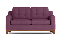 Brentwood Apartment Size Sleeper Sofa Bed :: Leg Finish: Pecan / Sleeper Option: Innerspring Mattress