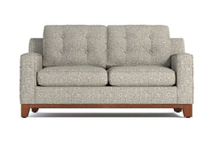 Brentwood Twin Size Sleeper Sofa Bed :: Leg Finish: Pecan / Sleeper Option: Deluxe Innerspring Mattress