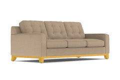 Brentwood Queen Size Sleeper Sofa Bed :: Leg Finish: Natural / Sleeper Option: Deluxe Innerspring Mattress