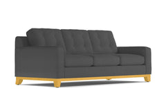 Brentwood Queen Size Sleeper Sofa Bed :: Leg Finish: Natural / Sleeper Option: Memory Foam Mattress