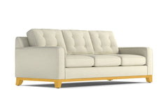 Brentwood Queen Size Sleeper Sofa Bed :: Leg Finish: Natural / Sleeper Option: Deluxe Innerspring Mattress