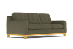 Brentwood Queen Size Sleeper Sofa Bed :: Leg Finish: Natural / Sleeper Option: Memory Foam Mattress