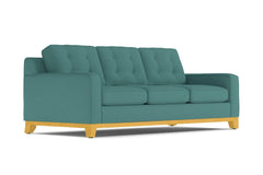 Brentwood Queen Size Sleeper Sofa Bed :: Leg Finish: Natural / Sleeper Option: Memory Foam Mattress