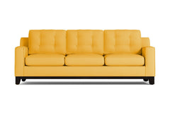 Brentwood Queen Size Sleeper Sofa Bed :: Leg Finish: Espresso / Sleeper Option: Memory Foam Mattress