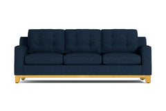 Brentwood Queen Size Sleeper Sofa Bed :: Leg Finish: Natural / Sleeper Option: Memory Foam Mattress