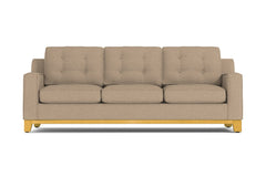 Brentwood Queen Size Sleeper Sofa Bed :: Leg Finish: Natural / Sleeper Option: Memory Foam Mattress