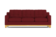 Brentwood Queen Size Sleeper Sofa Bed :: Leg Finish: Natural / Sleeper Option: Memory Foam Mattress