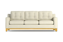 Brentwood Queen Size Sleeper Sofa Bed :: Leg Finish: Natural / Sleeper Option: Deluxe Innerspring Mattress