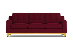 Brentwood Queen Size Sleeper Sofa Bed :: Leg Finish: Natural / Sleeper Option: Memory Foam Mattress