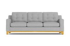 Brentwood Queen Size Sleeper Sofa Bed :: Leg Finish: Natural / Sleeper Option: Deluxe Innerspring Mattress