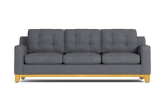 Brentwood Queen Size Sleeper Sofa Bed :: Leg Finish: Natural / Sleeper Option: Memory Foam Mattress