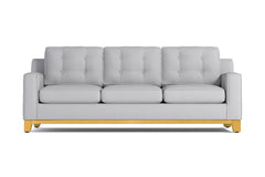 Brentwood Queen Size Sleeper Sofa Bed :: Leg Finish: Natural / Sleeper Option: Memory Foam Mattress