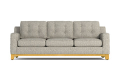 Brentwood Queen Size Sleeper Sofa Bed :: Leg Finish: Natural / Sleeper Option: Deluxe Innerspring Mattress