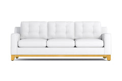 Brentwood Queen Size Sleeper Sofa Bed :: Leg Finish: Natural / Sleeper Option: Memory Foam Mattress