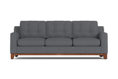 Brentwood Queen Size Sleeper Sofa Bed :: Leg Finish: Pecan / Sleeper Option: Deluxe Innerspring Mattress