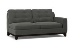 Brentwood Right Arm Apartment Size Sofa :: Leg Finish: Espresso / Configuration: RAF - Chaise on the Right