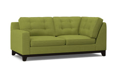 Brentwood Left Arm Corner Apt Size Sofa :: Leg Finish: Espresso / Configuration: LAF - Chaise on the Left