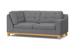 Brentwood Right Arm Corner Apt Size Sofa :: Leg Finish: Natural / Configuration: RAF - Chaise on the Right