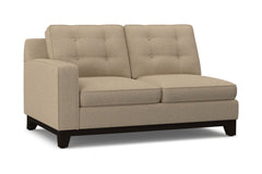 Brentwood Left Arm Loveseat :: Leg Finish: Espresso / Configuration: LAF - Chaise on the Left