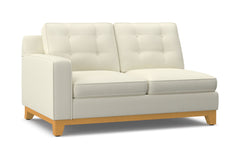 Brentwood Left Arm Loveseat :: Leg Finish: Natural / Configuration: LAF - Chaise on the Left