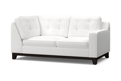 Brentwood Right Arm Corner Loveseat :: Leg Finish: Espresso / Configuration: RAF - Chaise on the Right