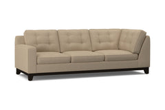 Brentwood Left Arm Corner Sofa :: Leg Finish: Espresso / Configuration: LAF - Chaise on the Left
