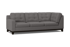 Brentwood Left Arm Corner Sofa :: Leg Finish: Espresso / Configuration: LAF - Chaise on the Left