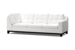 Brentwood Right Arm Corner Sofa :: Leg Finish: Espresso / Configuration: RAF - Chaise on the Right
